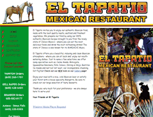 Tablet Screenshot of eltapatio-sd.com